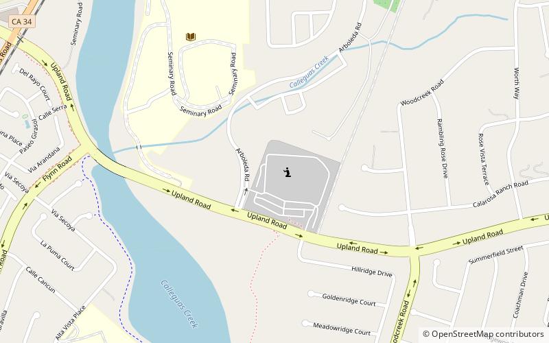 Padre Serra Parish location map
