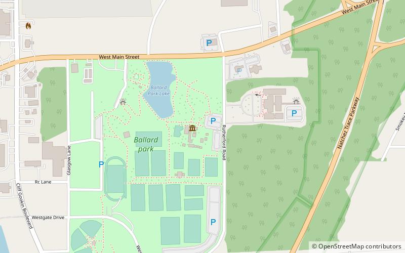 Tupelo Veterans Museum location map