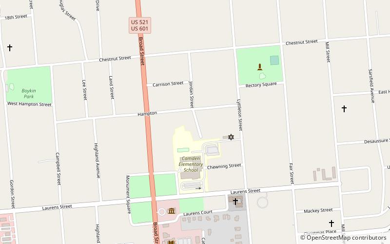 City of Camden Historic District location map