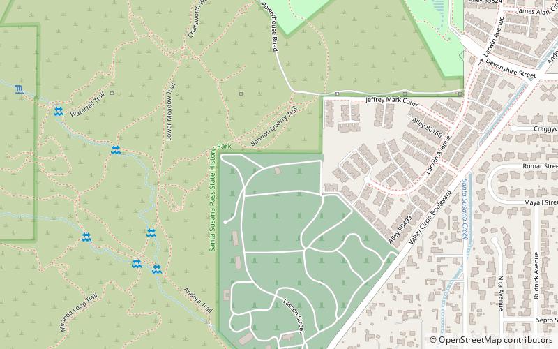 Chatsworth Community Church location map