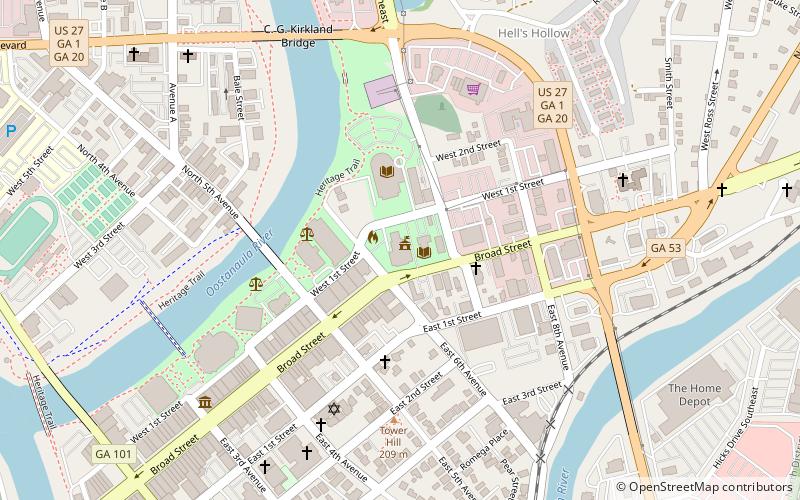 rome city hall location map