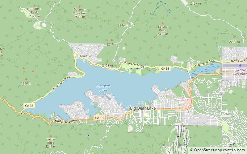 Observatoire solaire de Big Bear Lake location map
