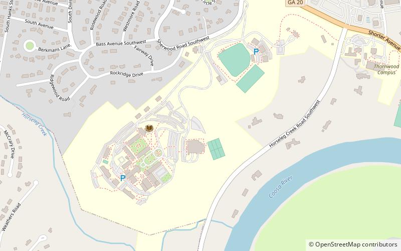 Shorter University location map