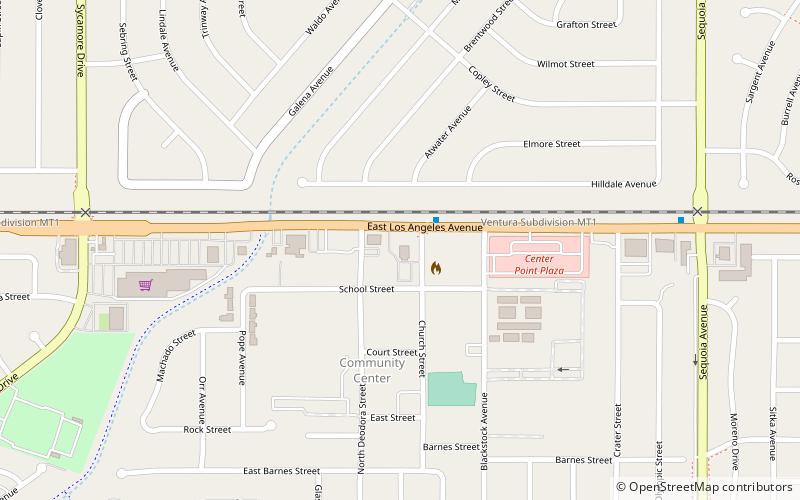 Simi Valley Cultural Arts Center location map