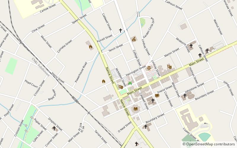 Old Courthouse location map