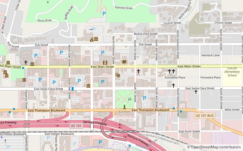 Ventura Theatre location map