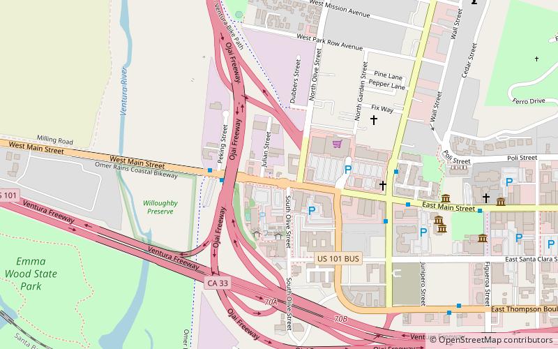 Ortega Adobe location map