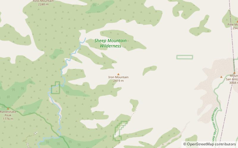 Iron Mountain location map
