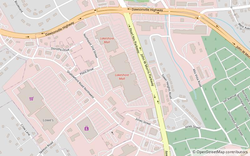 Lakeshore Mall location map