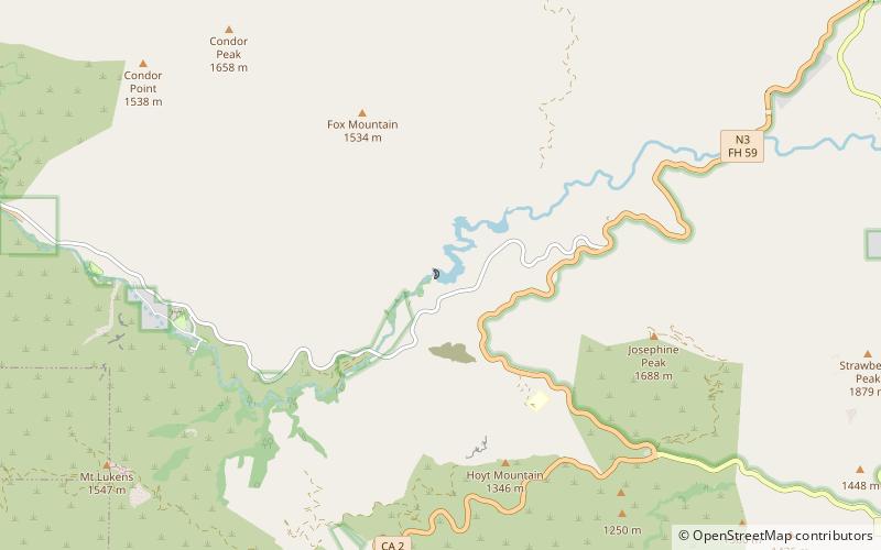 Talsperre Big Tujunga location map