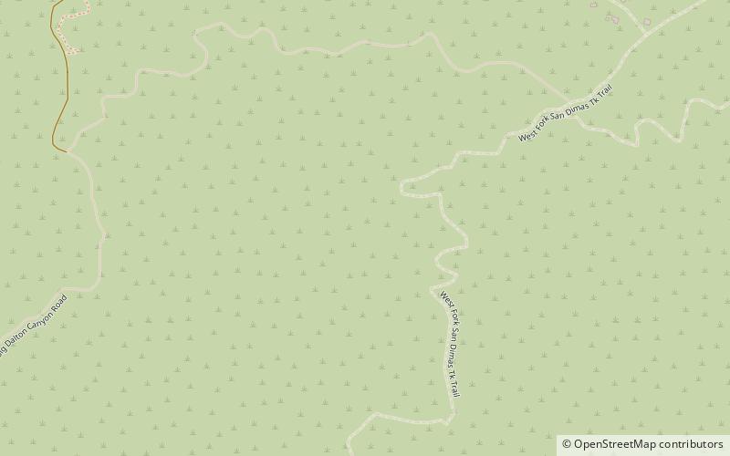 San Dimas Experimental Forest location map