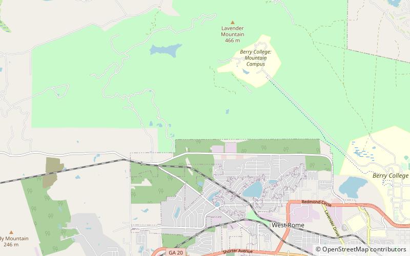 Possum Trot Church location map