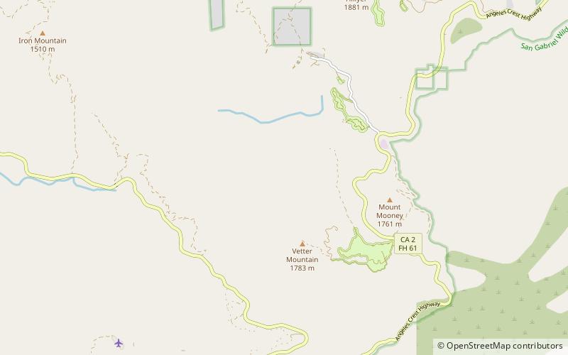 Santa Anita Dam location map