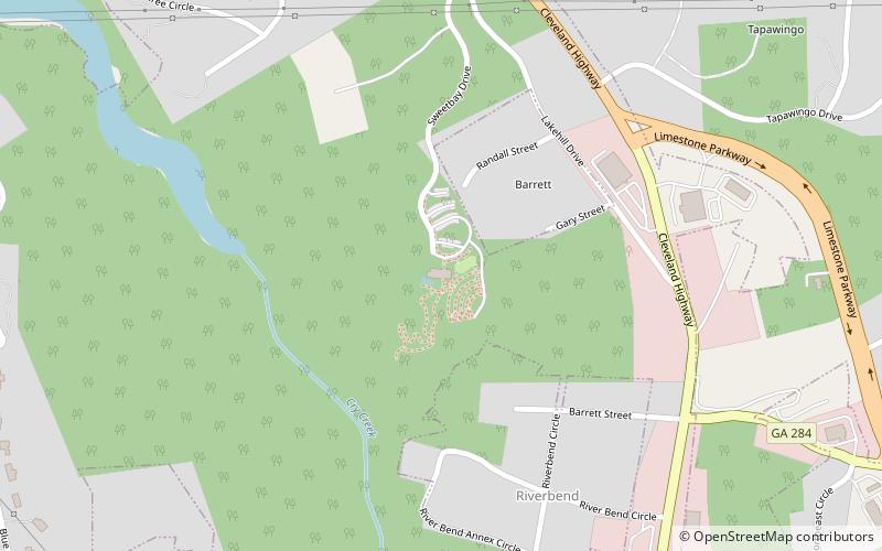 Atlanta Botanical Garden location map