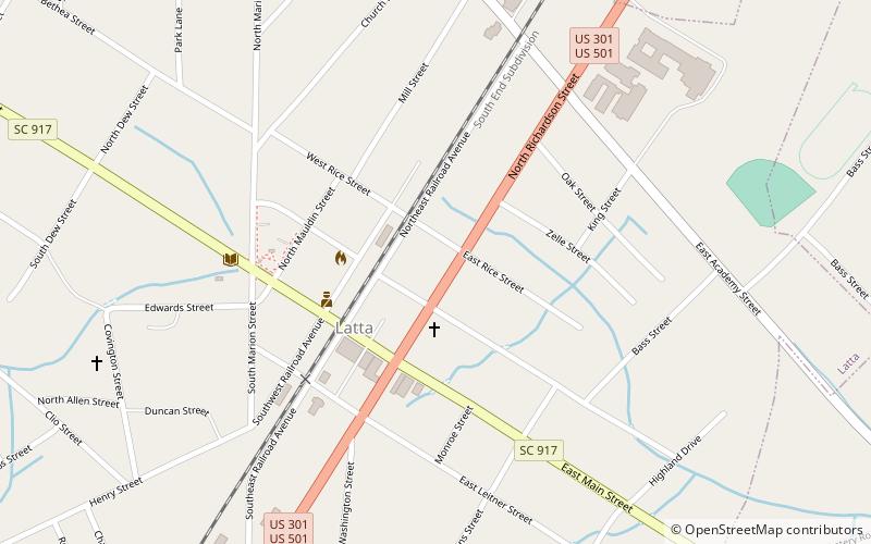 Latta Historic District No. 2 location map