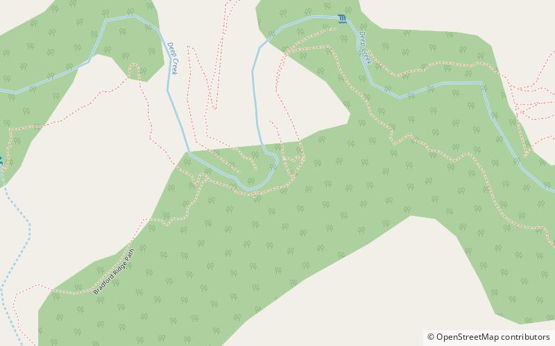 deep creek hot springs area salvaje san gorgonio location map