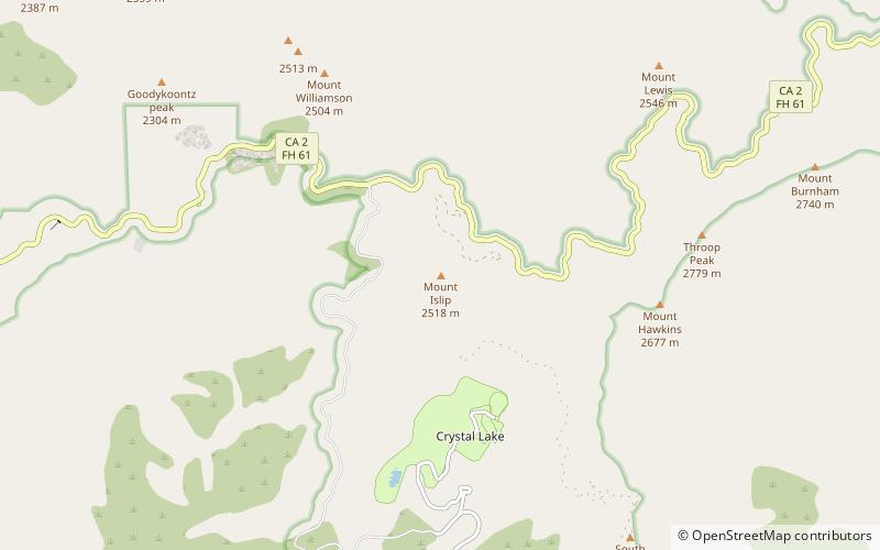 Mount Islip location map