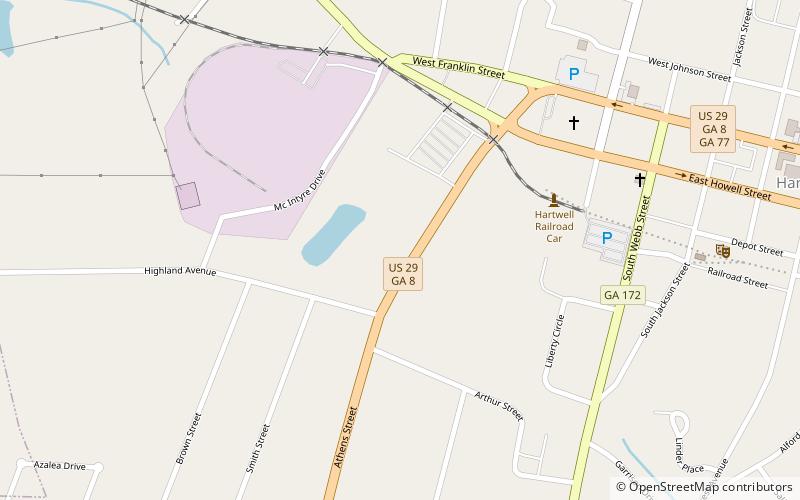 Adams-Matheson House location map