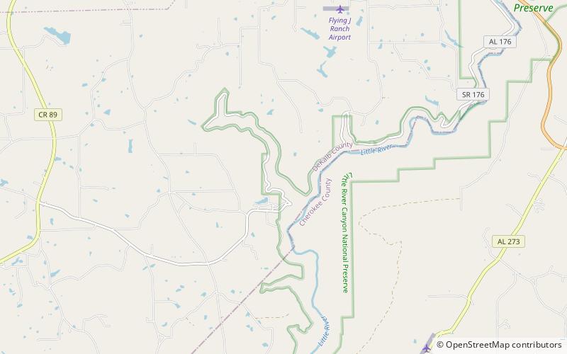 Grace's High Falls location map