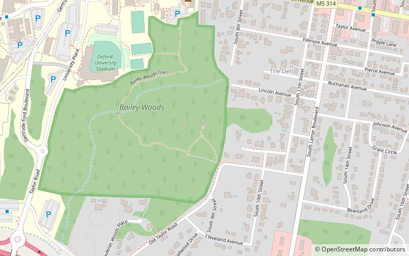 Rowan Oak location map