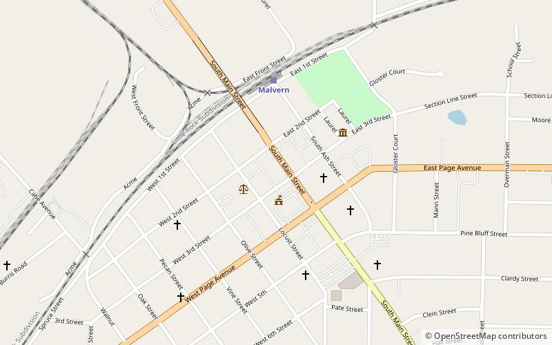 Bank of Malvern location map