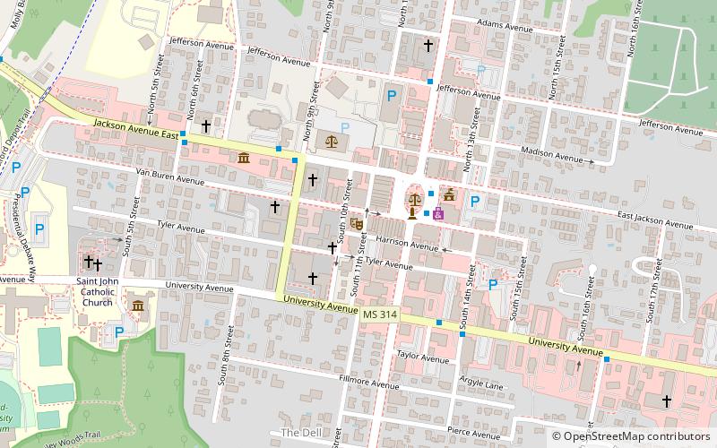 The Lyric Oxford location map