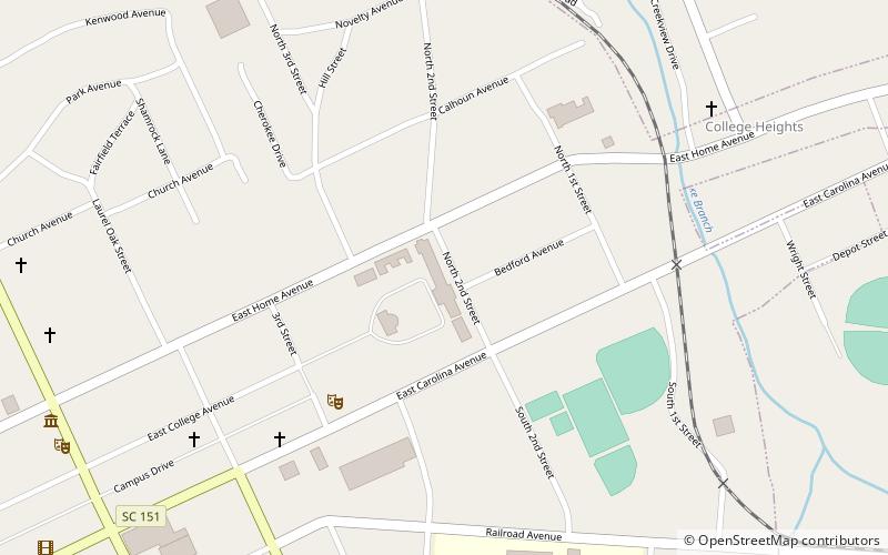 Memorial Hall location map