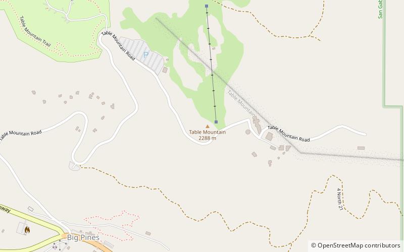 Observatoire de Table Mountain location map