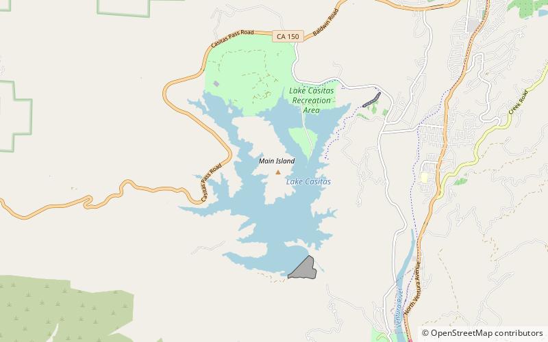 Lac Casitas location map