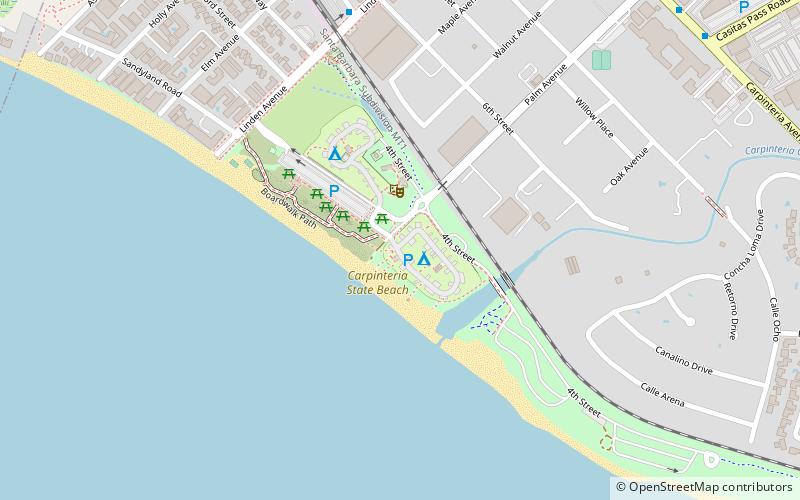 Carpinteria Tar Pits location map