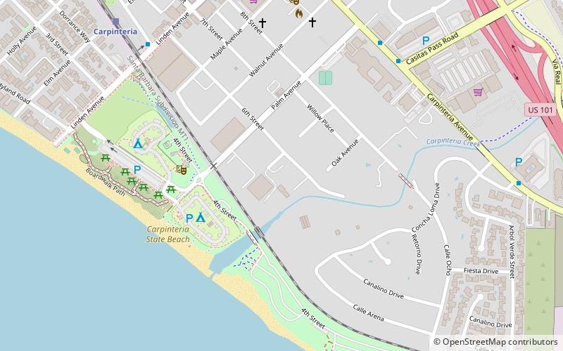 Carpinteria State Beach location map