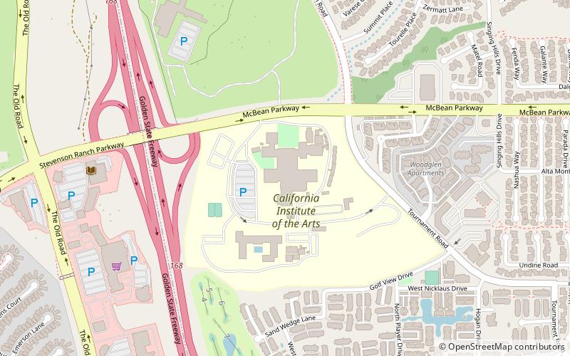 CalArts Center for New Performance location map