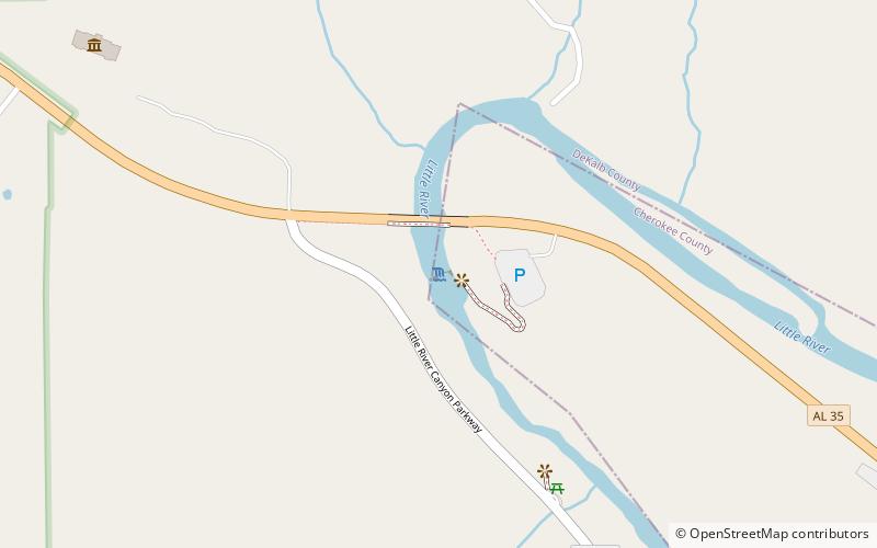 Little River Falls location map