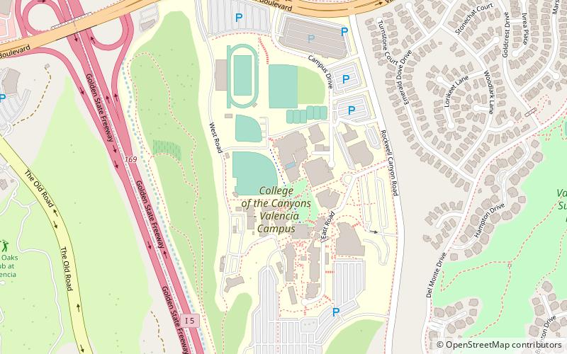 college of the canyons santa clarita location map