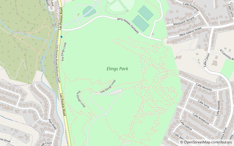 Elings Park location map