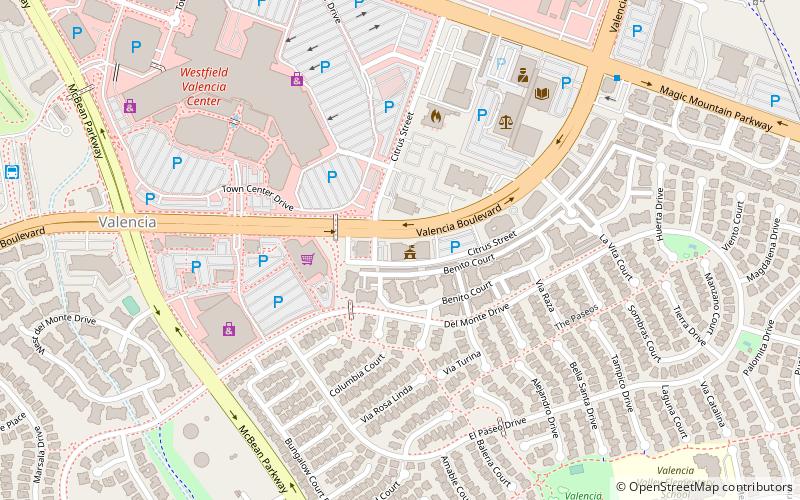 Santa Clarita City Hall location map