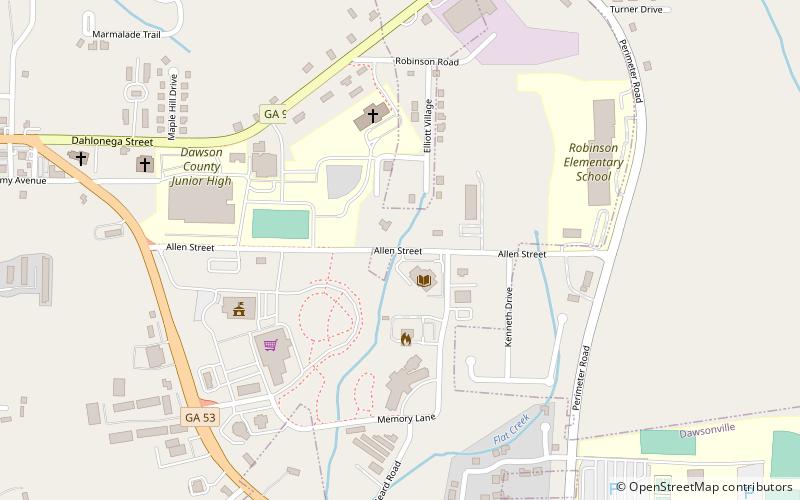 Dawson County School District location map