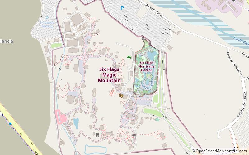 Magic Flyer Roller Coaster location map