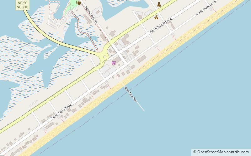 Surf City Ocean Pier Inc. location map