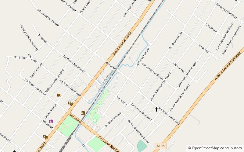 W. B. Davis Hosiery Mill location map