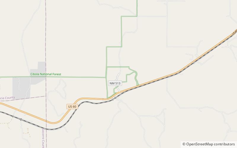 Salinas Pueblo Missions National Monument - Abó Ruins location map