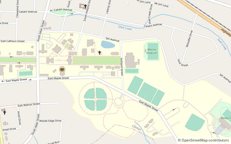 Blue Hose de Presbyterian location map