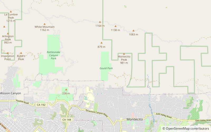 gould park santa barbara location map