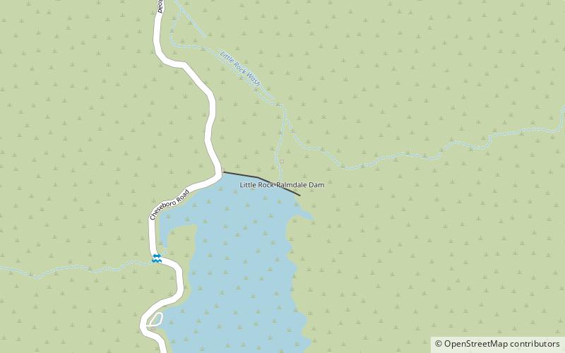 little rock dam san gabriel mountains national monument location map