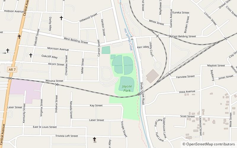 Jaycee Park location map