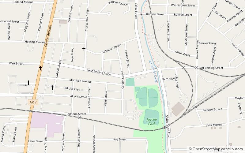 majestic park hot springs location map