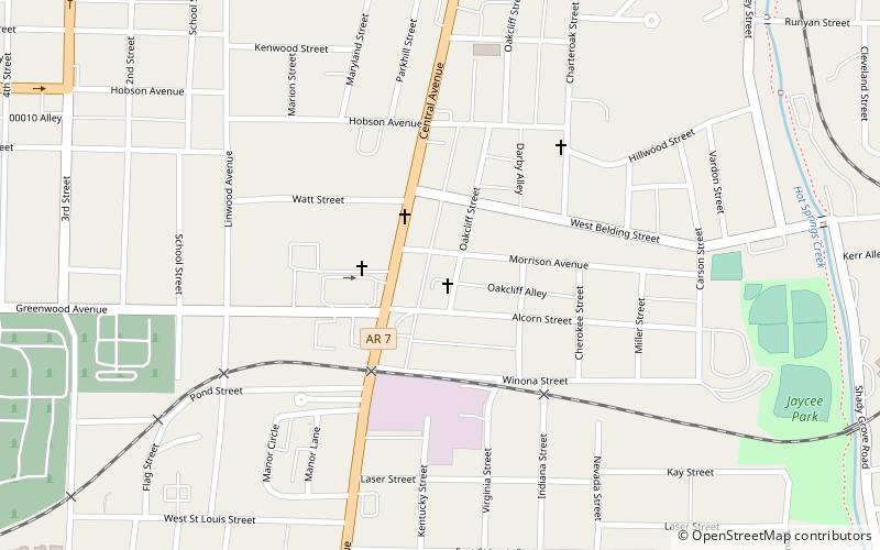 George Klein Tourist Court Historic District location map