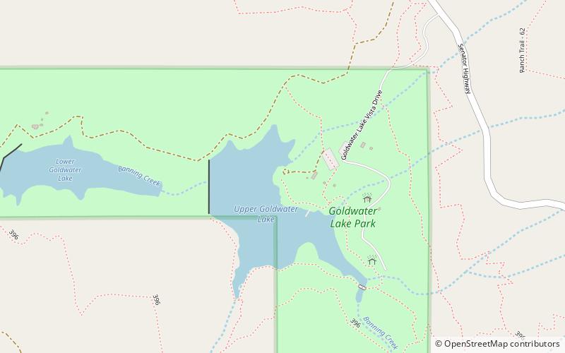 Goldwater Lake location map