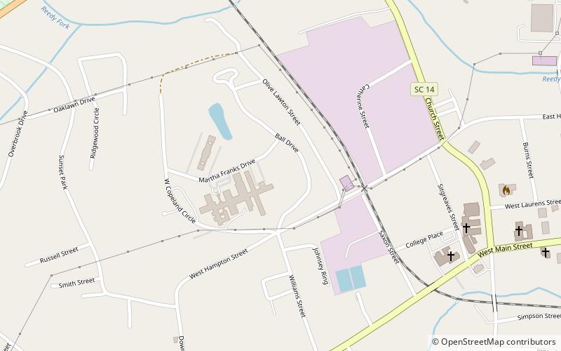 Williams-Ball-Copeland House location map