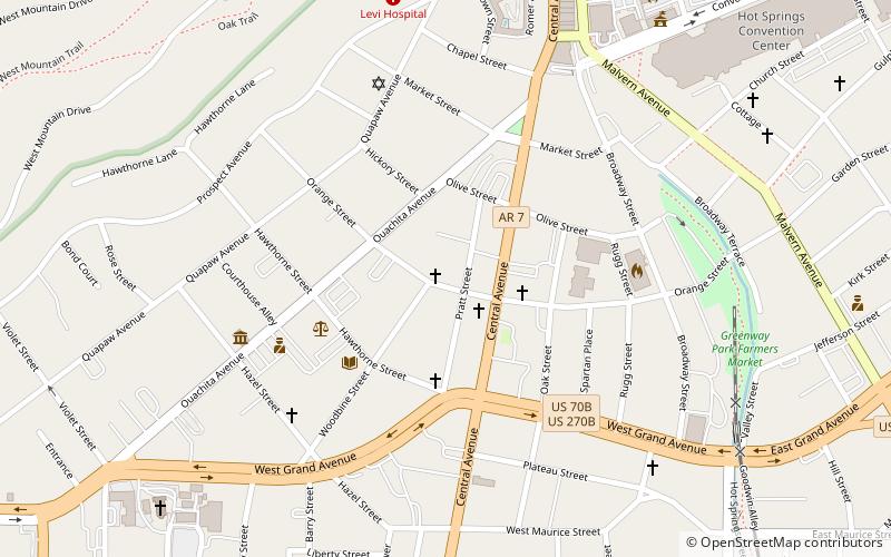 Orange Street Presbyterian Church location map